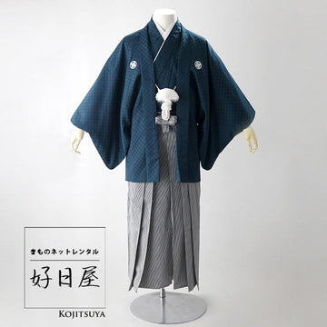 紋付羽織袴 ジュニアサイズ dh-056