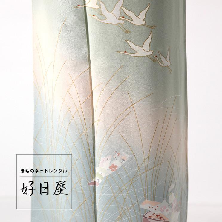 訪問着 身長142-157cm h-018