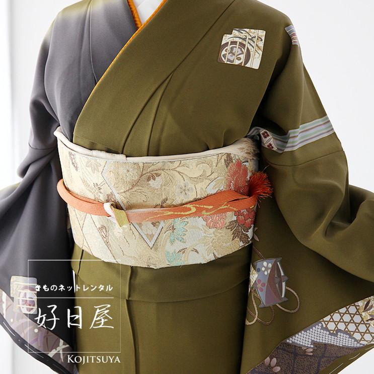 訪問着 身長150-165cm h-121