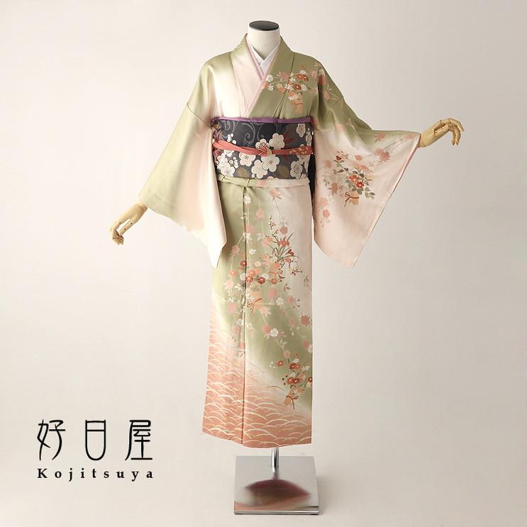 訪問着 身長145-158cm h-148