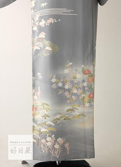 訪問着 身長152-167cm h-220