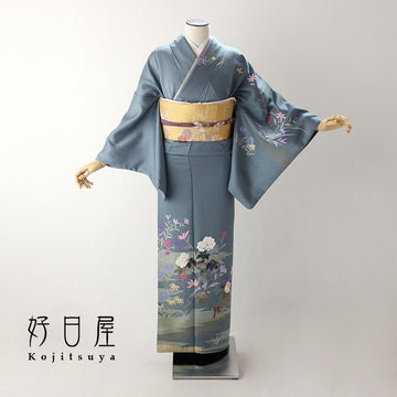 訪問着 身長152-167cm h-229