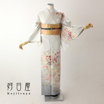 訪問着 身長147-162cm h-233