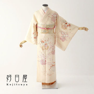 訪問着 身長155-170cm h-298