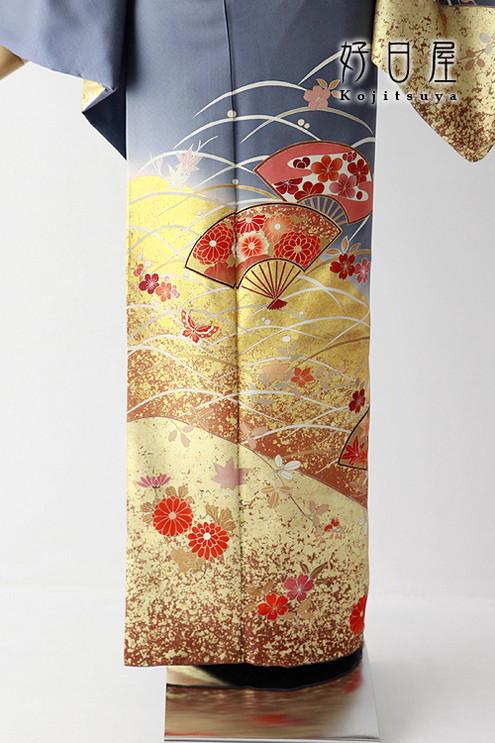 訪問着 身長158-173cm h-313