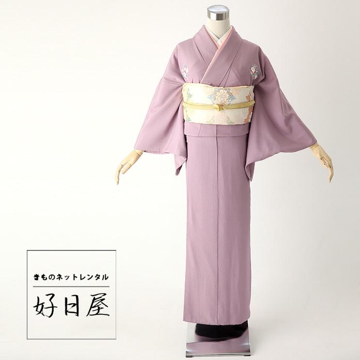 色無地 三つ紋 身長149-164cm im-017