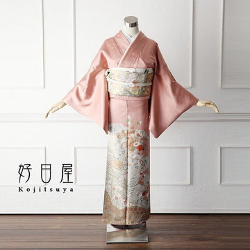 色留袖 身長148-163cm 三つ紋 it-019