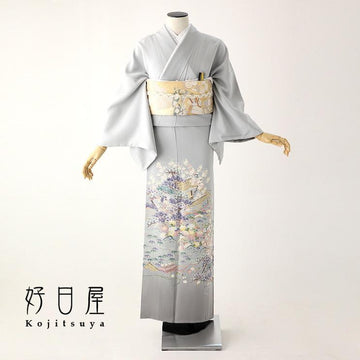 色留袖 身長143-158cm 一つ紋 it-043