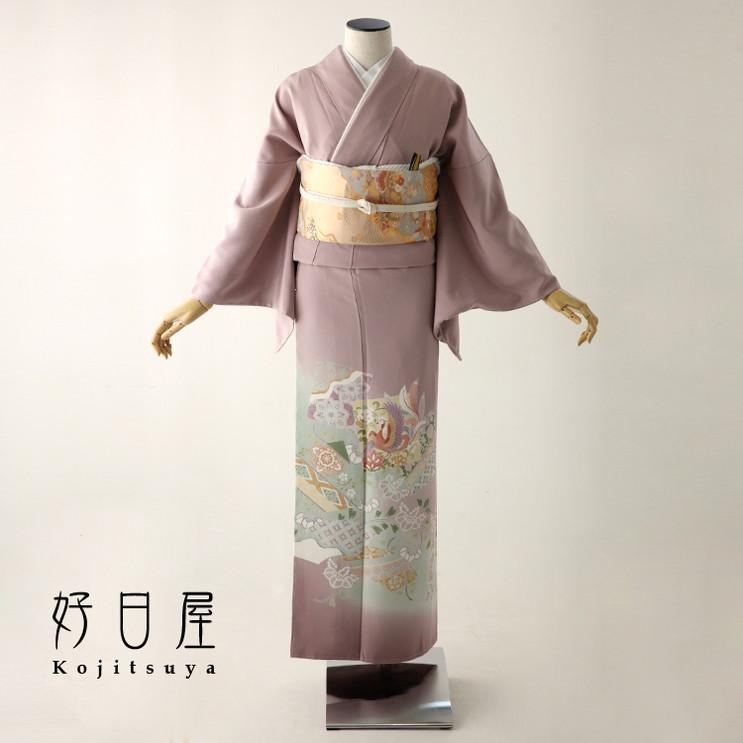 色留袖 身長153-170cm 三つ紋 it-051