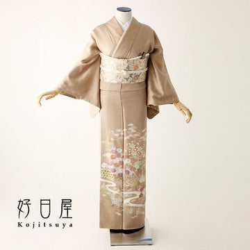 色留袖 身長153-170cm 三つ紋 it-062