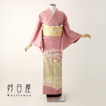 色留袖 身長155-170cm 三つ紋 it-071