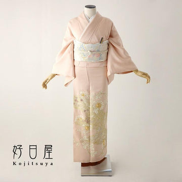 色留袖 身長155-170cm 三つ紋 it-075