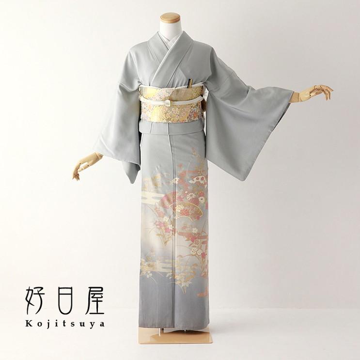色留袖 身長157-172cm 三つ紋 it-091