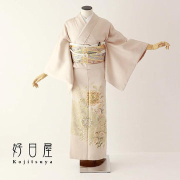 色留袖 身長157-172cm 三つ紋 it-092