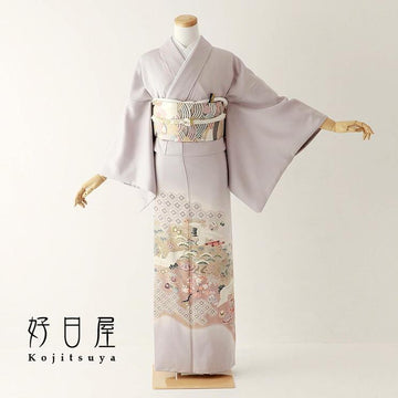 色留袖 身長157-172cm 三つ紋 it-093