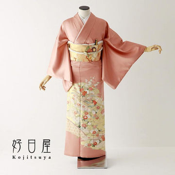 色留袖 身長157-172cm 三つ紋 it-094