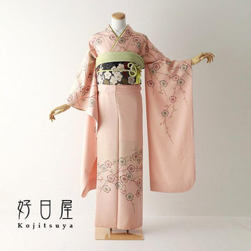 振袖 身長150-165cm ピンク pi-021