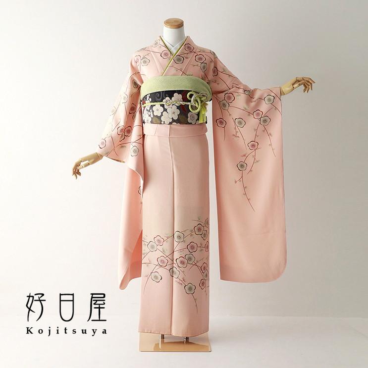 振袖 身長150-165cm ピンク pi-021