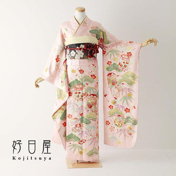 振袖 身長157-172cm ピンク pi-030
